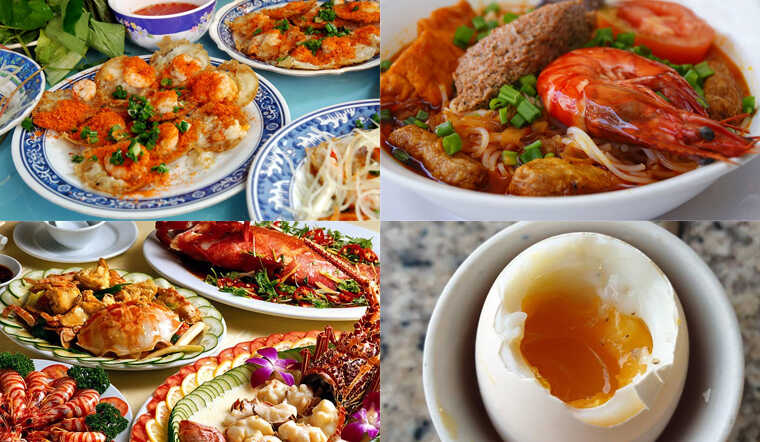 Không thể không nhắc đến các món ăn ngon khi du lịch biển Vũng Tàu