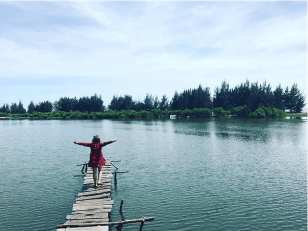 Cảnh tại Hồ Cốc - địa điểm chụp hình đẹp ở Vũng Tàu