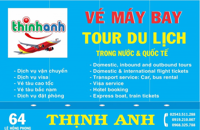 Thông tin Đại lý vé máy bay Thịnh Anh - đại lý vé máy bay tại Vũng Tàu