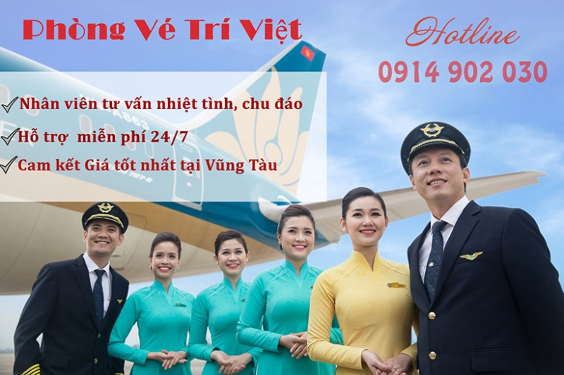 Phòng vé Trí Việt - đại lý vé máy bay tại Vũng Tàu